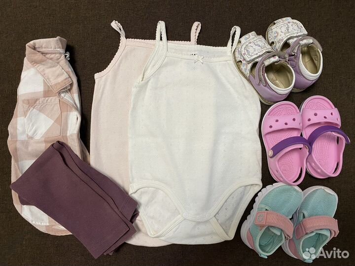 Одежда на девочку пакетом р-р80 h&m