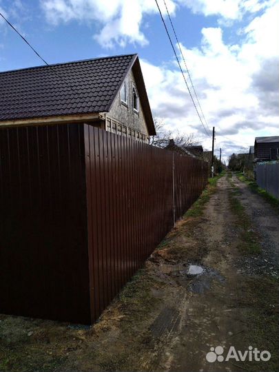 Забор из профнастила