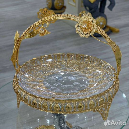 Блюдо с ручкой 33 см
