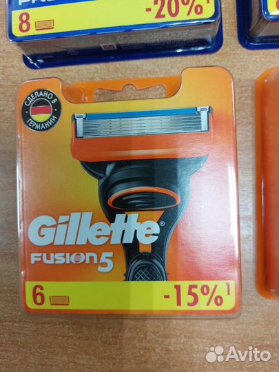 Кассеты для бритья gillette fusion 5(original)