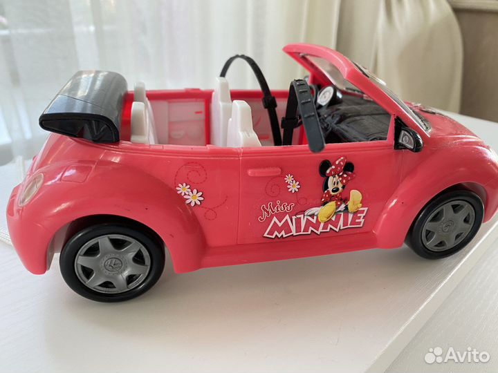 Автомобиль Минни маус Барби кукольная машина