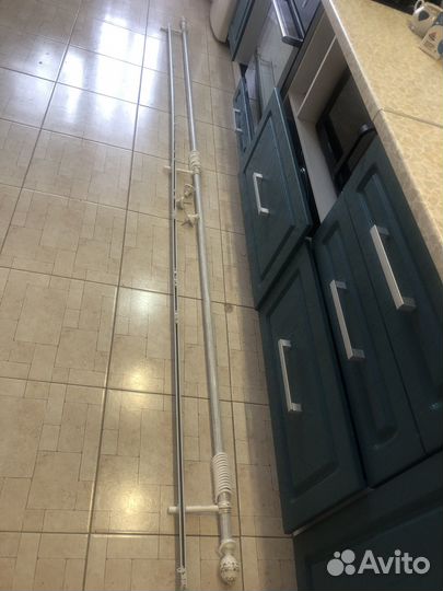 Карнизы для штор двухрядный настенный