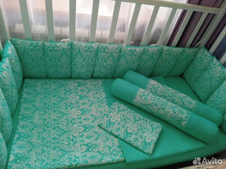 Бортики + постельное белье