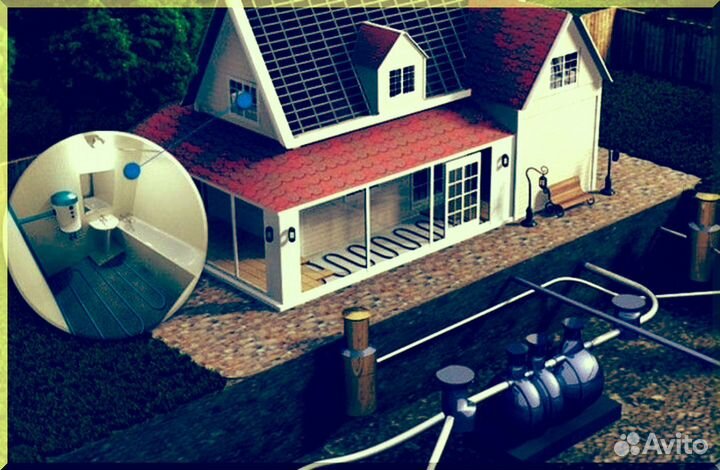 Септик под ключ. Рассрочка 12 мес