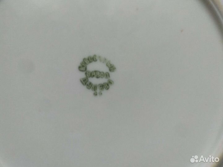 Антикварные тарелки фарфор СССР