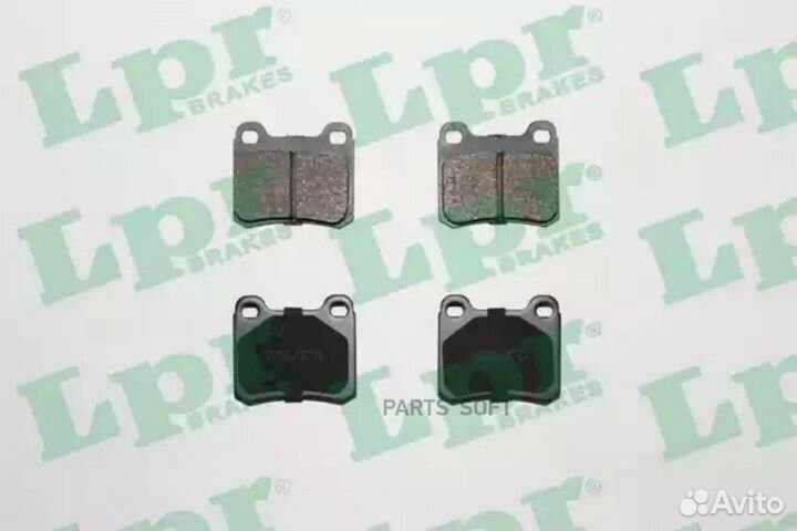 LPR 05P181 Колодки торм. дисковые