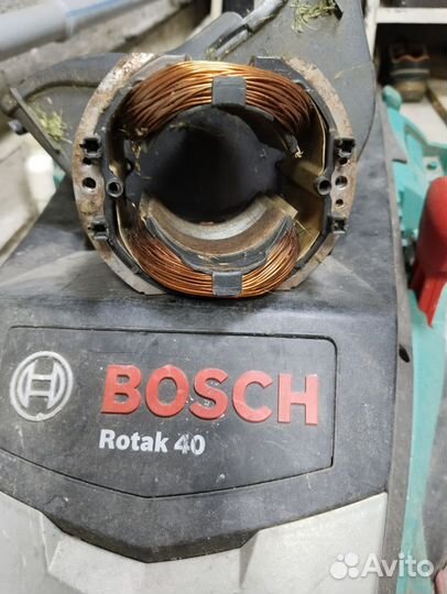 Газонокосилка электрическая bosch