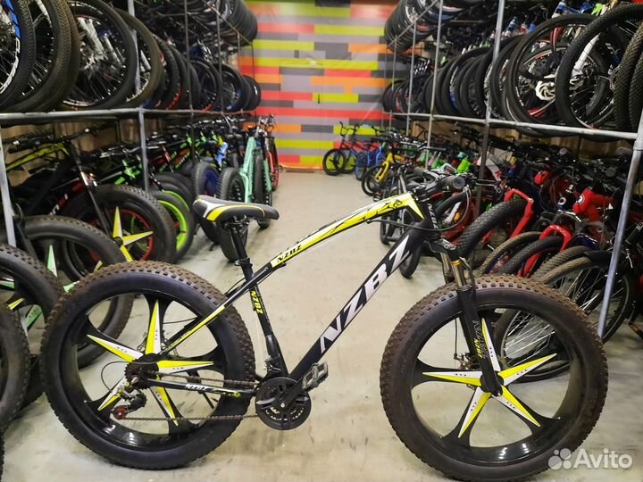 Велосипед фетбайк на литых дисках 26