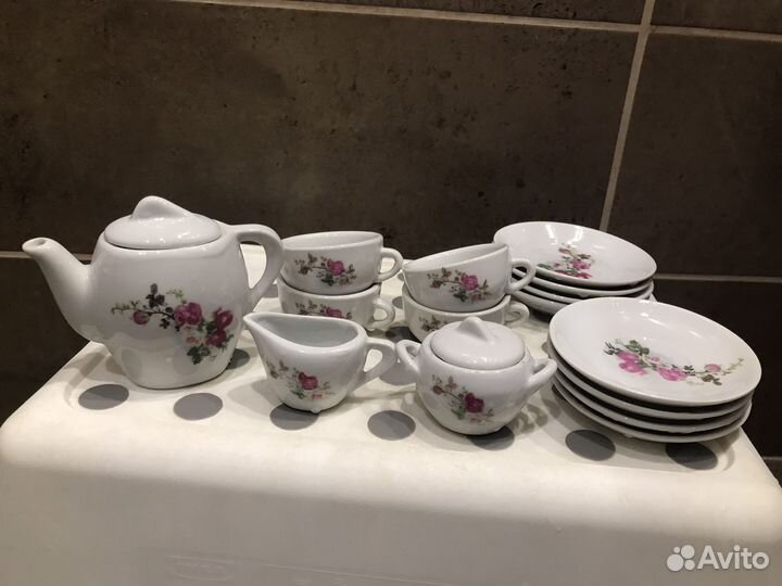 Сервиз декоративный кукольный