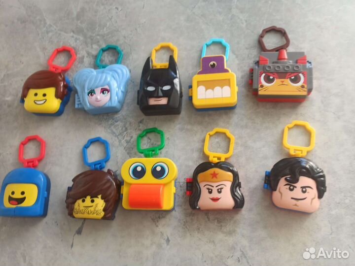 Игрушки из макдональдса Lego Movie 2