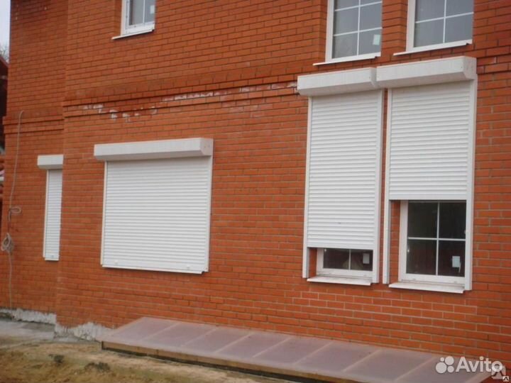 Защитные рольставни на окна Alutech 850х1250мм