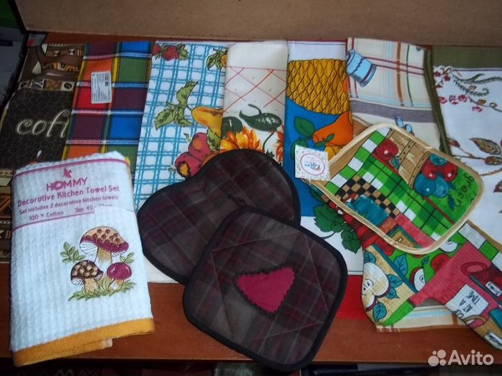 Кухонный текстиль:прихватки, полотенца