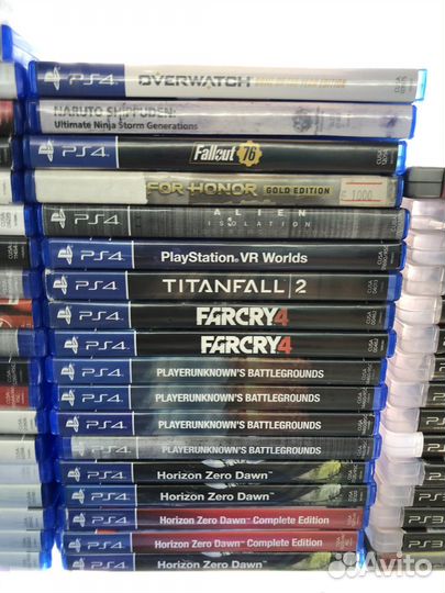 Диски на playstation 4