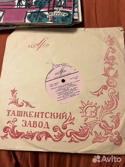 Виниловые пластинки СССР