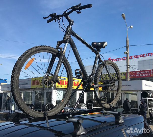 Велокрепление на багажник автомобиля