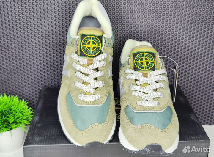 Кроссовки мужские Stone Island x New Balance 574