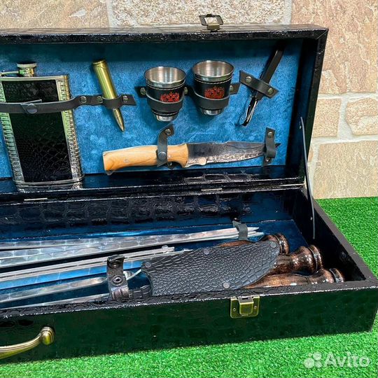 Шашлычный набор №7 в кейсе