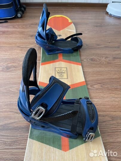 Сноуборд Arbor Foundation 155 и крепления Burton