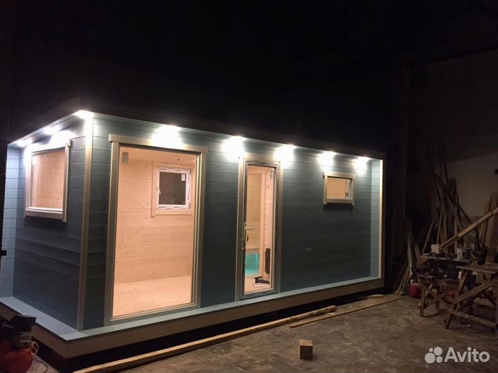 Каркасная баня в наличии от производителя