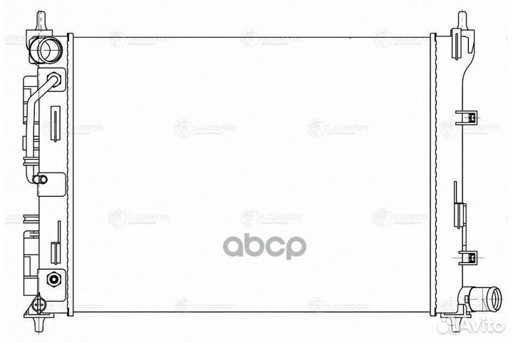 Радиатор двигателя LRc081L5 luzar