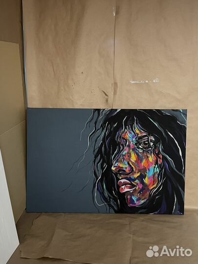 Интерьерная картина в стиле поп-арт