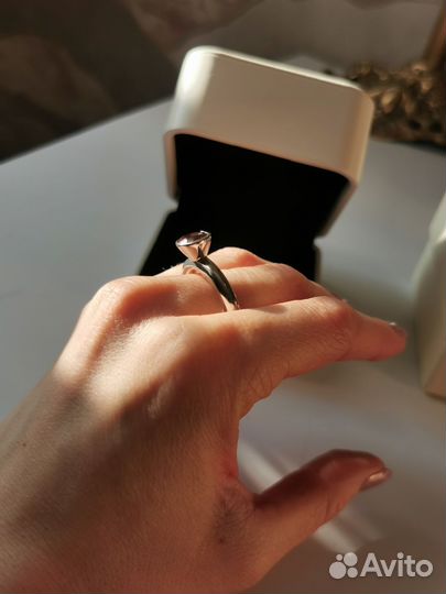 Кольцо серебро 925 женское, производство Германия