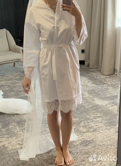 Халат хлопковый L