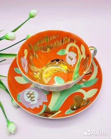 Чайная пара Дулево 