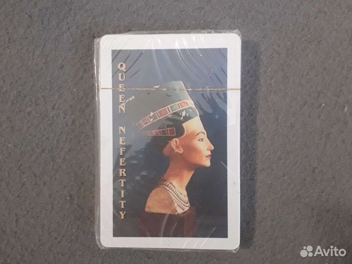 Игральные карты сувенирные, пластик Египет