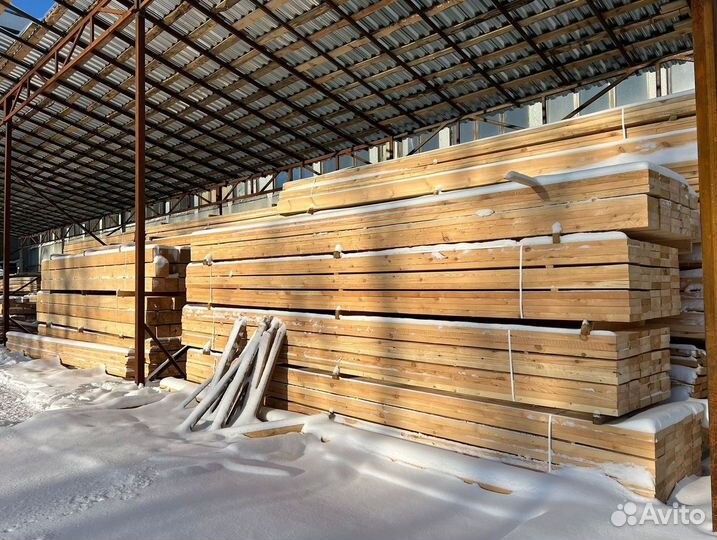 Брус обрезной 100х100х6000мм от производителя