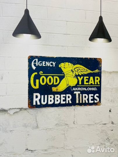 Декор на стену Good year Rubber Tires