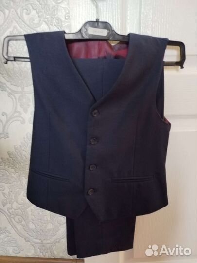 Школьная форма синяя 134 140 для мальчика