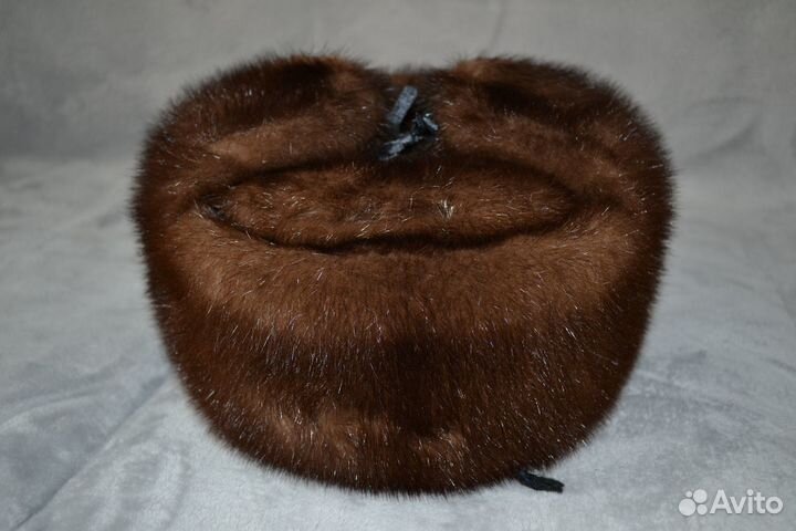 Норковая шапка мужская