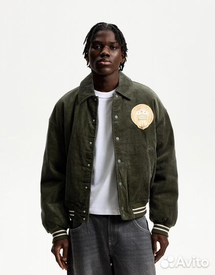 Bershka Вельветовая куртка в стиле ретро