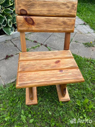 Садовая мебель из массива дерева