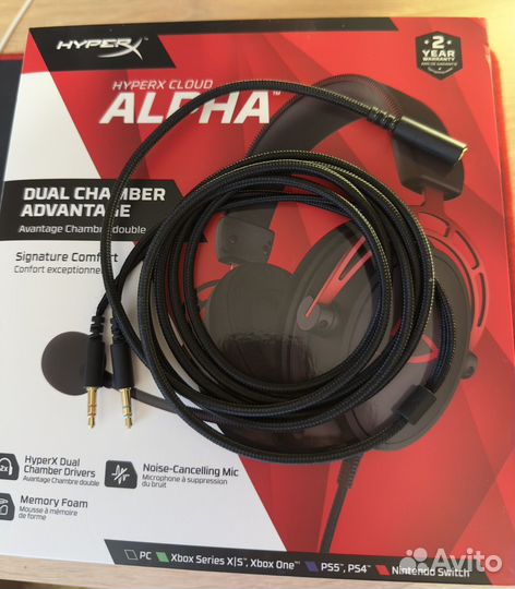 Игровые наушники HyperX Cloud Alpha