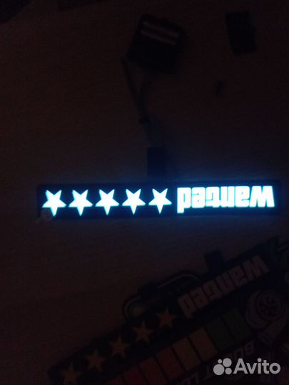 Светодиодные наклейки на авто