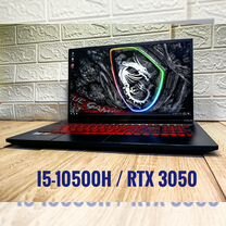 Игровой ноутбук MSI 17.3 дюймов i5 / RTX 3050