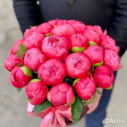 Пионы Букеты Цветы Доставка