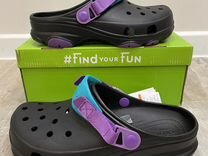 Сабо Crocs All Terrain Clog Black/Purple