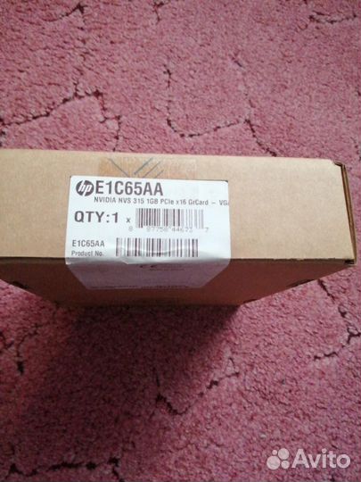 Видеокарта HP E1C65AA