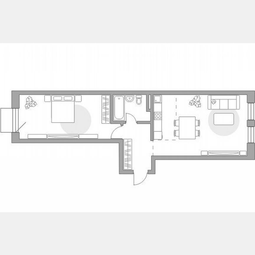 2-к. квартира, 61,8 м², 11/16 эт.