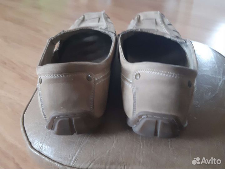Туфли мужские летние кожанные