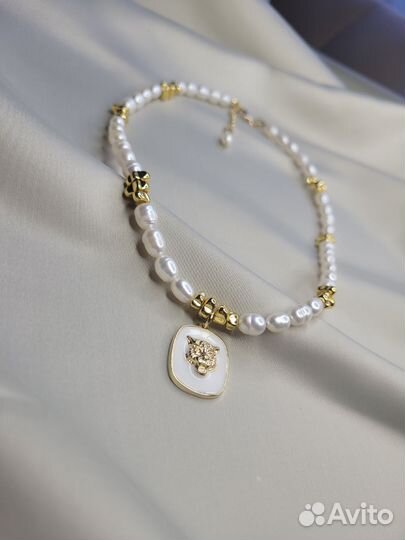 Чокер из жемчуга