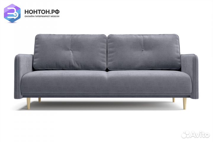 Диван книжка Эстет темно-серый