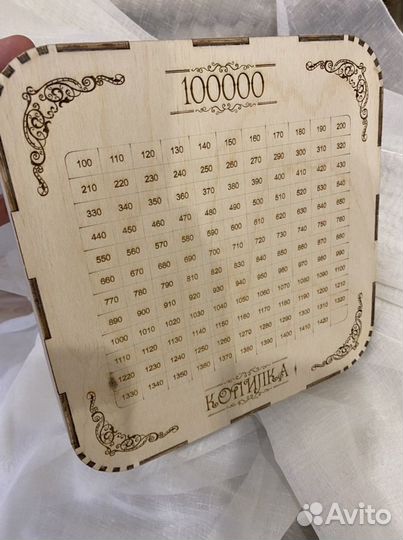 Копилка из фанеры ручной работы