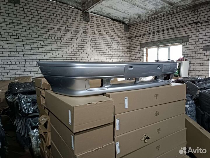 Бампер передний ваз 2114 - 2115 цвет серебристый