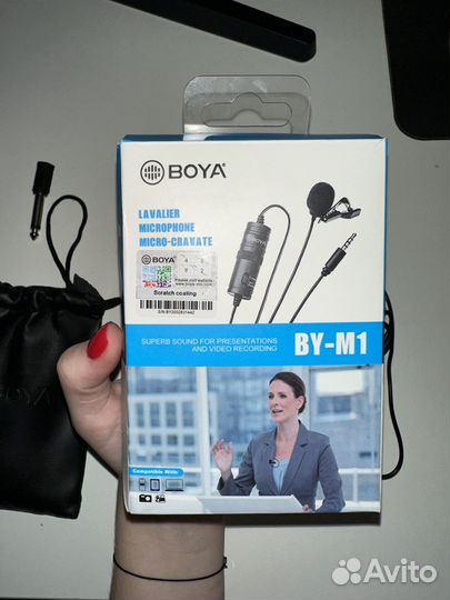 Петличный микрофон boya BY-M1