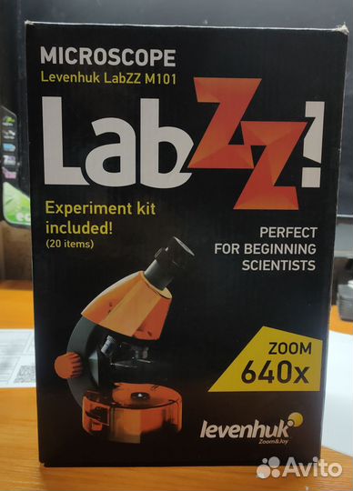 Микроскоп levenhuk labzz M101
