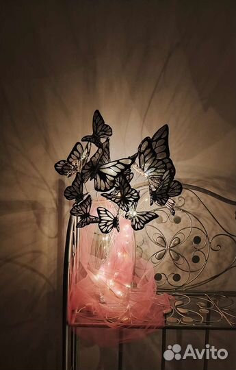 Букет из бабочек - светильник